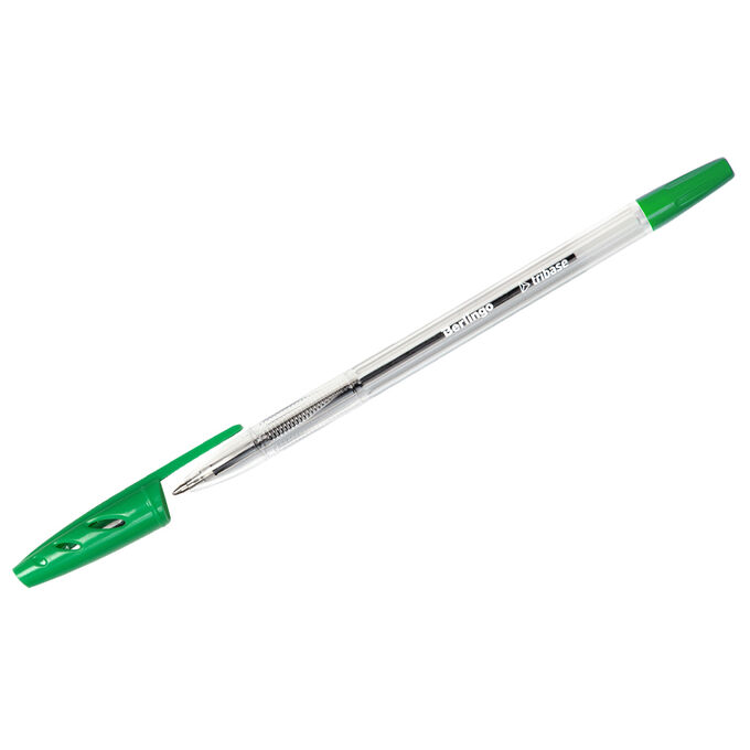 Ручка шариковая Berlingo &quot;&quot;Tribase&quot;&quot; зеленая, 1,0мм