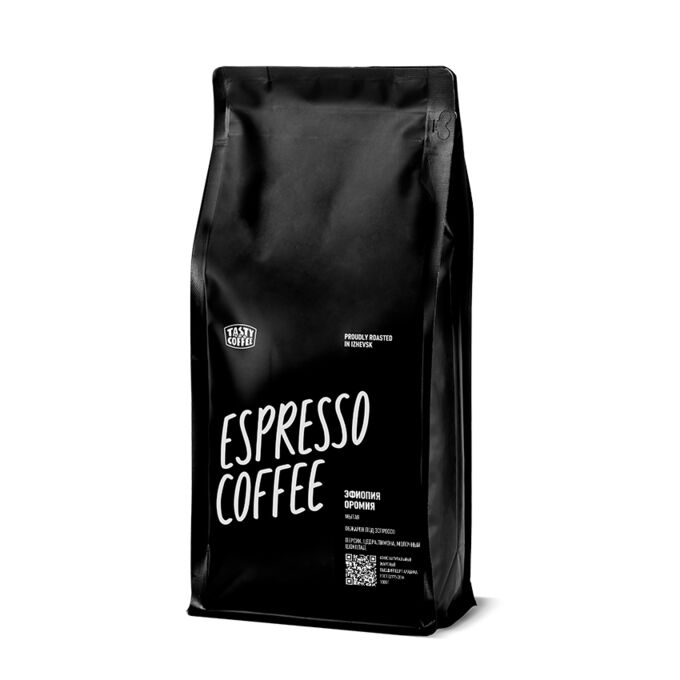 Tasty Coffee Кофе моносорт эспрессо &quot;Эфиопия Оромия&quot;1кг зерна