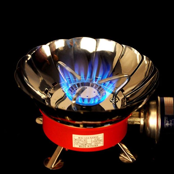 Газовая горелка туристическая с пьезоподжигом/ Походная печь
