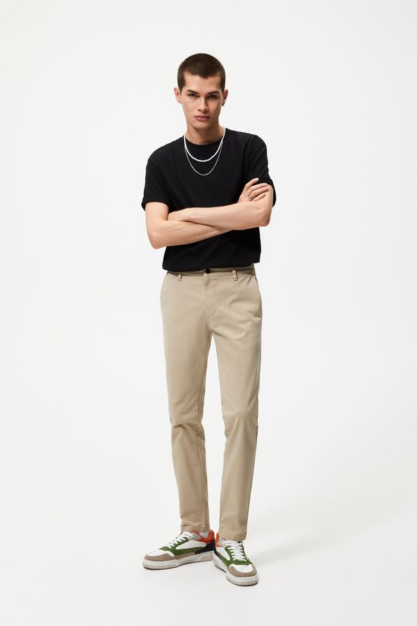 Skinny chino брюки