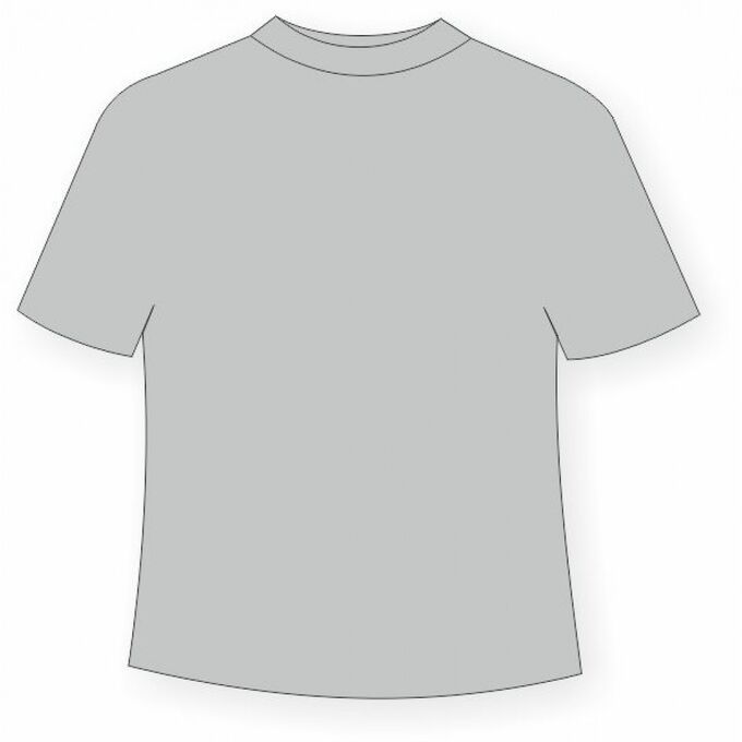 Мир Маек Подростковая футболка серый меланж