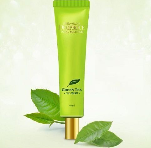 DEOPROCE Крем для век увлажняющий с экстрактом зеленого чая Premium Greentea Total Solution Eye Cream