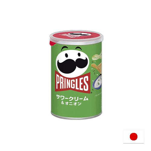 Japanese Pringles Cream &amp; Onion 53g - Японские Принглс сметана и лук