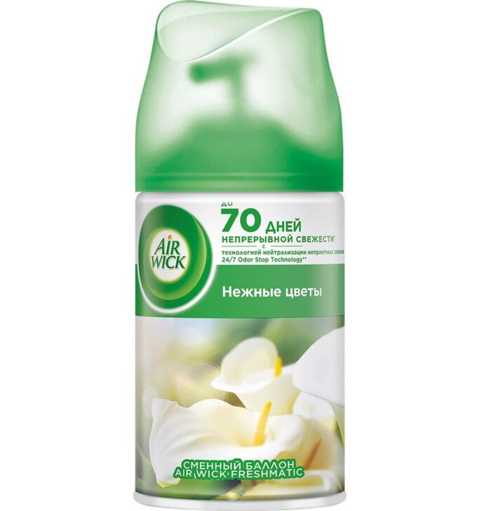AIRWICK FRESHMATIC См.аэрозоль Нежные цветы 250мл