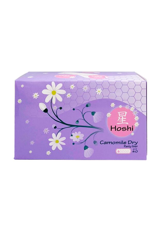 CN/ HOSHI Chamomile Dry Прокладки гигиенические ежедневные Panty Liner (150мм), 40шт
