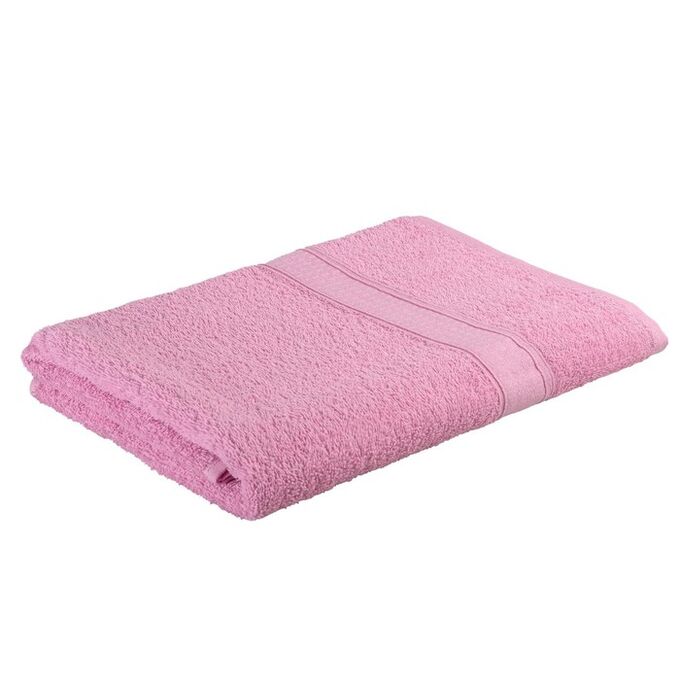 СИМА-ЛЕНД Полотенце махровое, размер 70x140 см, цвет розовый